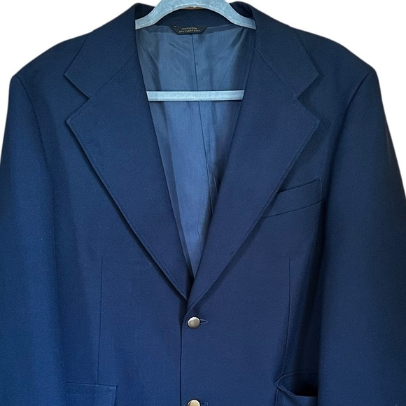 Vintage Levi’s Panatela Sportswear Navy Blazer Sports Coat 44R - Picture 11 of 12